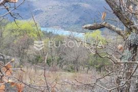 Istra,Trget - građevinsko zemljište sa pogledom na more veličine 1299 m2, Raša, Arazi