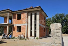 OTOK KRK, VRBNIK (okolica) - Roh-bau kuća na mirnoj lokaciji, Vrbnik, Maison