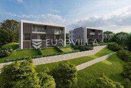 Istra, Labin - prekrasni penthouse u urbanoj villi, A7 2. kat, NKP 112.15 m2 - pogled na more, Labin, Apartamento