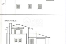 OPATIJA, LOVRAN- 4 građevinska zemljišta 2800m2 S GRAĐEVNIM DOZVOLAMA!!! (+3000m2 građevinsko zemljište bez građevinske dozvole)i s pogledom na more za obiteljsku kuću/ villu/ apartmane/ kuće za iznajmljivanje- odmor s bazenom, Lovran, Arazi