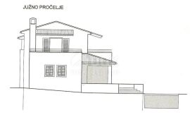 OPATIJA, LOVRAN- 4 građevinska zemljišta 2800m2 S GRAĐEVNIM DOZVOLAMA!!! (+3000m2 građevinsko zemljište bez građevinske dozvole)i s pogledom na more za obiteljsku kuću/ villu/ apartmane/ kuće za iznajmljivanje- odmor s bazenom, Lovran, Arazi