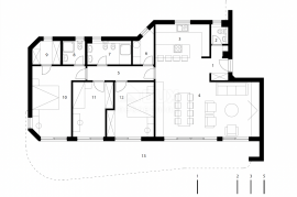 OPATIJA, CENTAR - stan u vrhunskoj novogradnji s vlastitim bazenom, panoramski pogled na more, garaža, Opatija, Apartamento