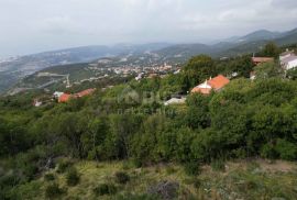 RIJEKA, HRELJIN- građevinsko zemljište 876m2 s pogledom na more za obiteljsku kuću / stambenu zgradu- stanove, Bakar, Terreno