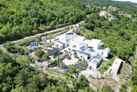 OPATIJA, SV. JELENA - villa 500m2 s panoramskim pogledom na more i bazenom + uređena okućnica 2400m2, Mošćenička Draga, House