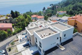 OPATIJA, LOVRAN - NOVO - Luksuzna kuća u nizu 100 m od plaže s bazenom i pogledom na more, Lovran, Maison