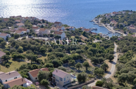 Otok Pag, zemljište s građevinskom dozvolom u stoljetnom masliniku, pogled more, Pag, Земля