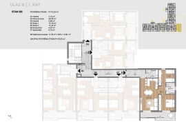 Labin, centar - 2S+DB s terasom, 79 m2, Labin, Kвартира