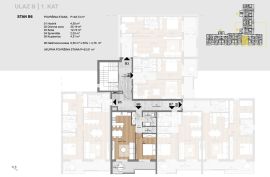 Labin, centar - novogradnja 1S+DB , 54 m2, Labin, Appartamento