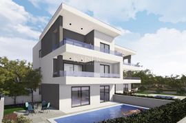 Malinska, Otok Krk- stan 110m² s bazenom, Malinska-Dubašnica, Wohnung