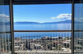 Rijeka, Turnić 2S+DB s panoramskim pogledom na more, Rijeka, شقة