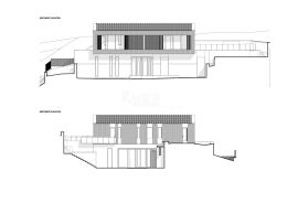 Rabac - građevinsko zemljište s idejnim projektom, 435 m2, Labin, Terreno