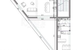 Sukošan - penthouse 111m2, 100m do mora, pogled more, Sukošan, Appartement