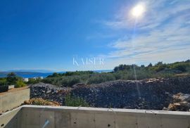 Otok Krk, Krk - započeta gradnja 806m2, 500m od mora, Krk, Γη