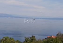 Veprinac, Veprinac- Zemljište sa jedinstvenim pogledom na more, Opatija - Okolica, Terreno