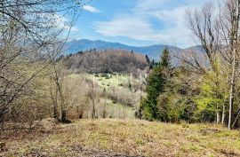 Crni Lug – građevinsko zemljište s prekrasnim pogledom, Delnice, Terreno