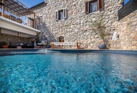 Otok Krk, Risika - luksuzna villa sa bazenom, Vrbnik, Famiglia