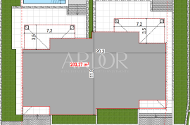 Otok Krk, Tribulje, zemljište sa projektom, objekti C1 i C2, Dobrinj, Земля