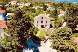 Nerezine, otok Lošinj - kamena kuća s pogledom na more, Mali Lošinj, Ev