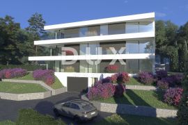 OPATIJA, LOVRAN, IKA- građevinsko zemljište 750m2 s pogledom na more, Opatija - Okolica, Tierra