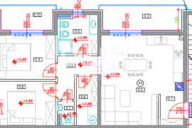 ISTRA, TAR - 2SS+DB, 70,37M2 NOVOGRADNJA 1.KAT, Poreč, Wohnung