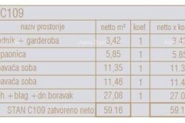 Stan Prodaja stanova u novom poslovno - stambenom projektu, Poreč, C106-zgrada C, Poreč, Διαμέρισμα