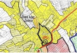 Gornja Topličica, Veliko građevinsko zemljište, 4636 m², Sveti Ivan Zelina, Tierra