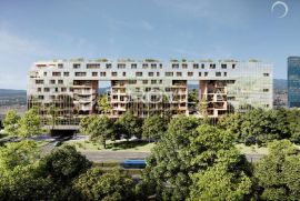 Zagreb, Strojarska - Vukovarska, AVENUE V - EKSKLUZIVAN PROJEKT, trosoban stan NKP 78,12 m2, Zagreb, Appartement