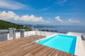 PENTHOUSE s bazenom, PANORAMSKI POGLED, Opatija, Daire