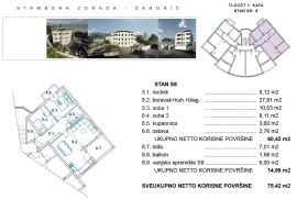 Prodaja, Žaborić, apartman sa pogledom na more i PM, Šibenik - Okolica, شقة