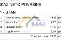 ISTRA - PULA Stan u prizemlju sa vrtom (S1), Pula, Apartamento