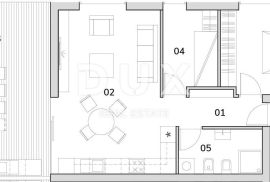 ISTRA, NOVIGRAD - 2SS+DB Apartman u novogradnji nadomak plaža, Brtonigla, Stan