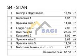 ISTRA - PULA Stan na 1.katu NOVOGRADNJA (S4), Pula, Stan