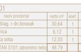 Stan Prodaja stanova u novom poslovno - stambenom projektu, Poreč, S 101, Poreč, Appartamento