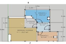 STAN, PRODAJA, ZAGREB, ŠPANSKO, 45 m2, 3-soban, Zagreb, Apartamento