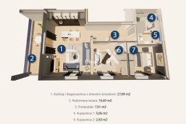 BIOGRAD NA MORU - penthouse u blizini svih sadržaja, Biograd Na Moru, Wohnung