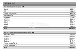 NOVOGRADNJA:Split,Sirobuja,Trosoban stan 64,73M2, Split, Flat