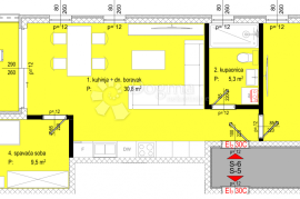 Zadar - Stan S6 u novogradnji na 50m od mora, Zadar, Daire