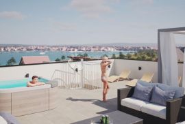 SUKOŠAN - LUKSUZAN PENTHOUSE S6 2. KAT S KROVNOM TERASOM I JACUZZIJEM, Sukošan, Daire