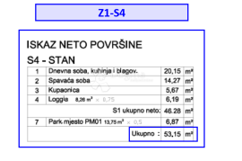 Z1/S4, NOVO IDEALNO ZA OBITELJI, Pula, Kвартира