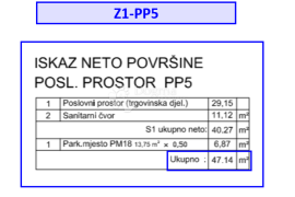 Z1/PP5 POSLOVNI PROSTOR UNUTAR NOVOG STAMBENOG KOMPLEKSA - ODLIČNO!, Pula, Propiedad comercial