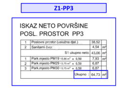 Z1/PP3 POSLOVNI PROSTOR UNUTAR NOVOG STAMBENOG KOMPLEKSA - ODLIČNO!, Pula, Propriedade comercial