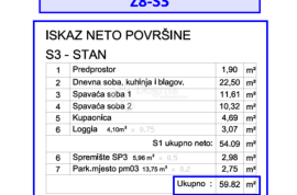 Z8/S3, NOVO POSLOVNO STAMBENI KOMPLEX VELI VRH - stan, Pula, Kвартира