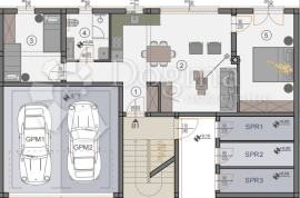 Istra, Pula, Štinjan - Stan 74,78 m², 2SS+DB, Prizemlje, Vrt, Pula, Kвартира