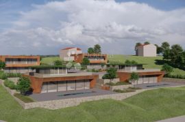 ODLIČAN PROJEKT S GRAĐEVINSKOM DOZVOLOM ZA GRADNJU 4 VILLE, Motovun, Terrain