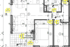 STAN 2S+DB, NATKRIVENA TERASA, NOVOGRADNJA U PULI! (S44), Pula, Wohnung