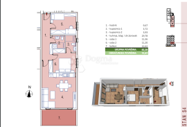 NOVOGRADNJA U SEGETU DONJEM S-4, Seget, Kвартира