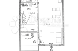 NOVOGRADNJA SEGET DONJI 51,46m2, Seget, Stan