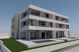 TRIBUNJ- 2.KAT U NOVOGRADNJI 250M OD MORA S POGLED s6, Vodice, Wohnung