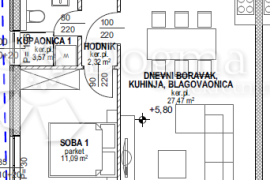 Povljana, Pag - Stan S6 u novogradnji, Povljana, Διαμέρισμα