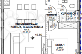 Povljana, Pag - Stan S5 u novogradnji, Povljana, Appartement